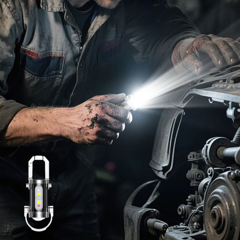 Ładowarka mini-latarka o mocnym świetle z brelokiem