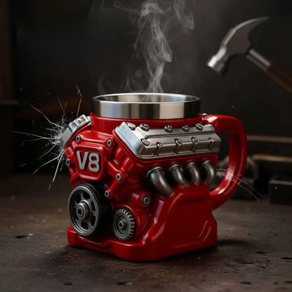 Kubek z motywem silnika V8 – idealny prezent dla każdego mężczyzny