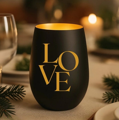 Aromatyczna świeca z motywem LOVE (miłość)