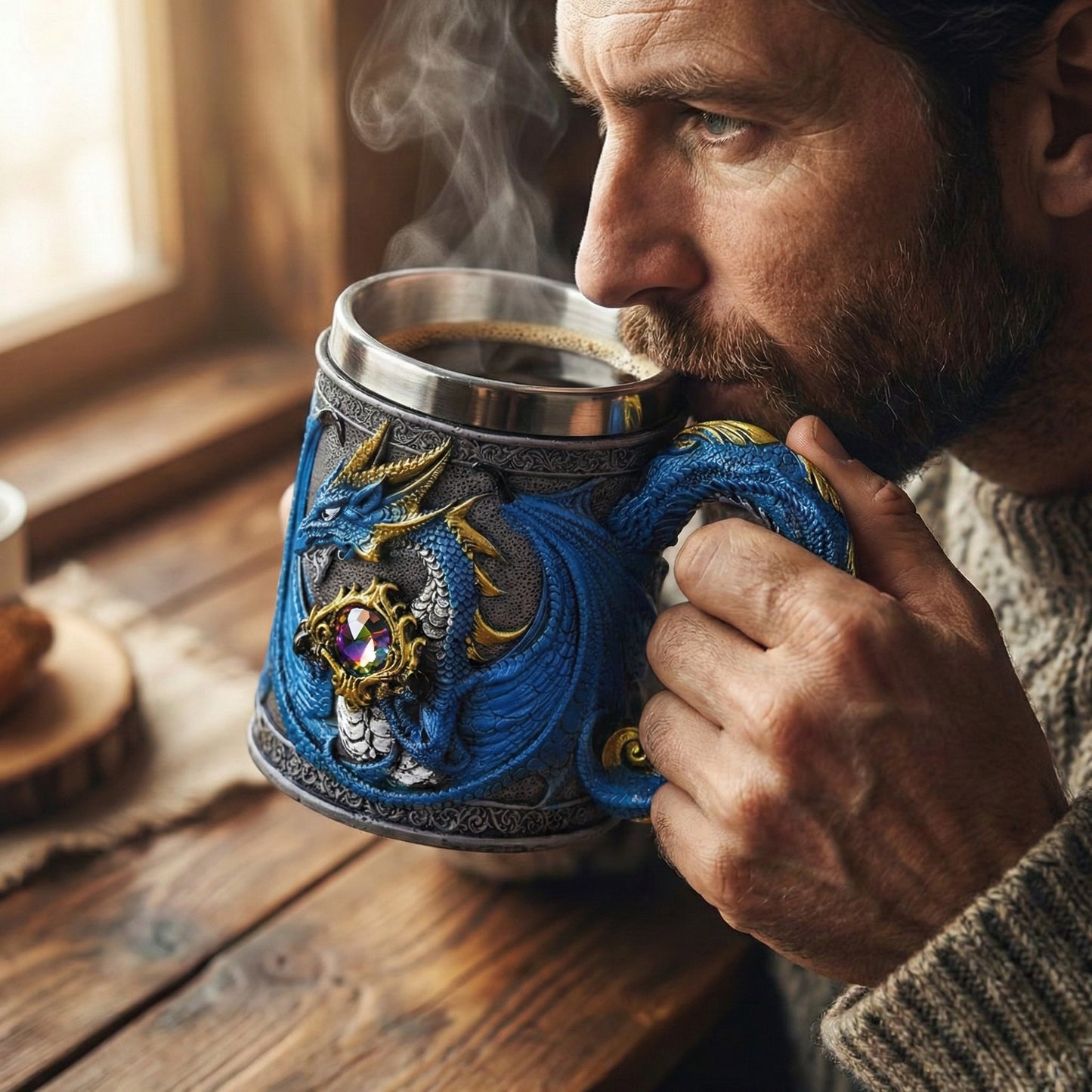 Kubek z motywem smoka – wyjątkowy wybór dla mężczyzny