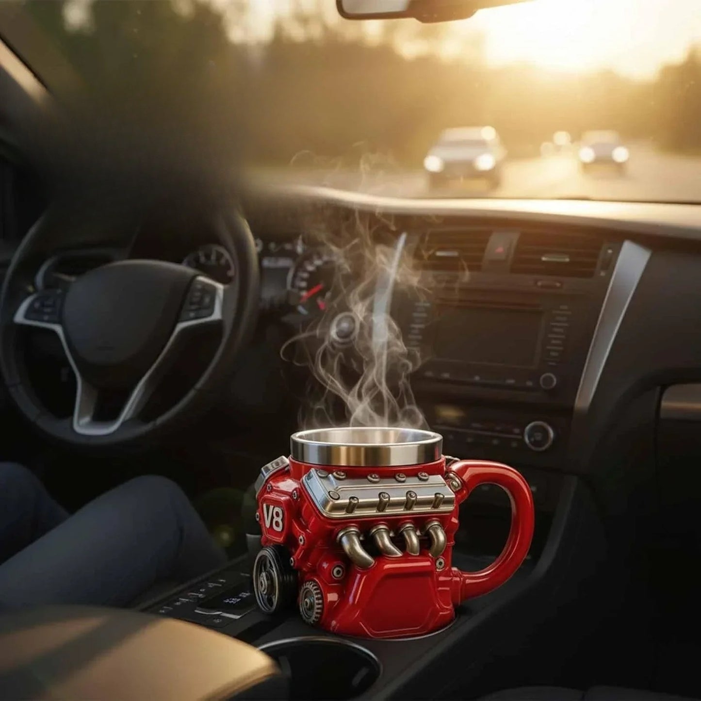 Kubek z motywem silnika V8 – idealny prezent dla każdego mężczyzny