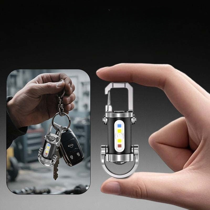Ładowarka mini-latarka o mocnym świetle z brelokiem