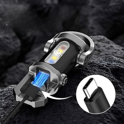 Ładowarka mini-latarka o mocnym świetle z brelokiem