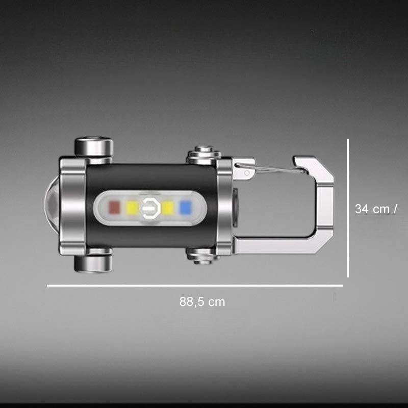 Ładowarka mini-latarka o mocnym świetle z brelokiem