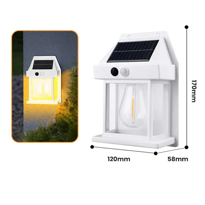 Zewnętrzny kinkiet zasilany energią słoneczną